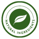 Certified natural formula icon