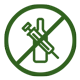 No stimulants icon