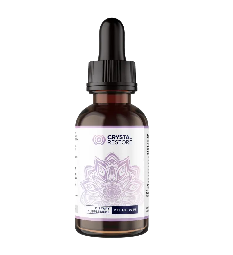 How to use Crystal Restore: one daily drop from a simple dropper